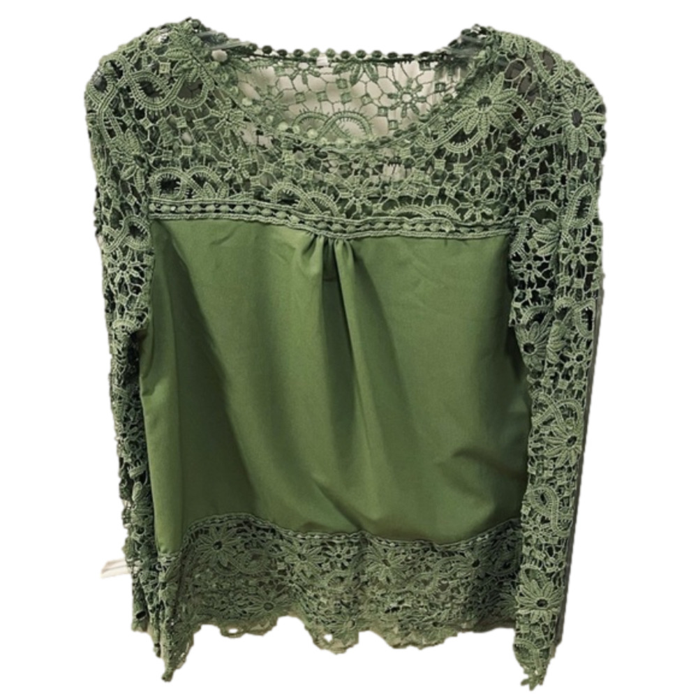 Women’s sheer/lace blouse.